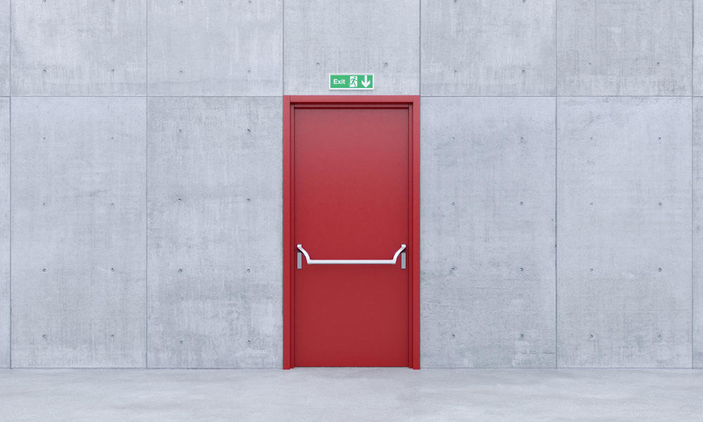 Red Fire Door