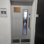 Door to the Games Room at Dean Street Works