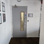 Grey Fire Door